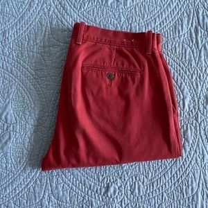 J.Crew Factory red chino/khakis